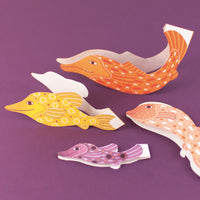 Bastelbogen "Fischstecker"