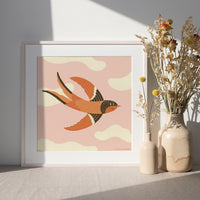 Poster "Herbstschwalbe"